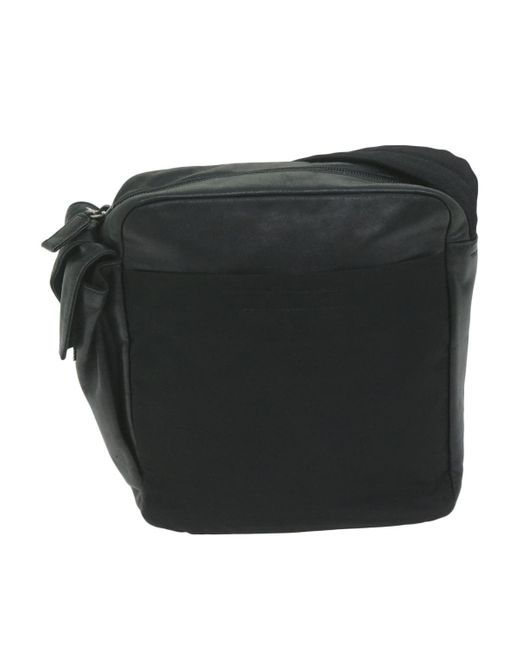 Prada Black Leather Shoulder Bag (pre-owned)