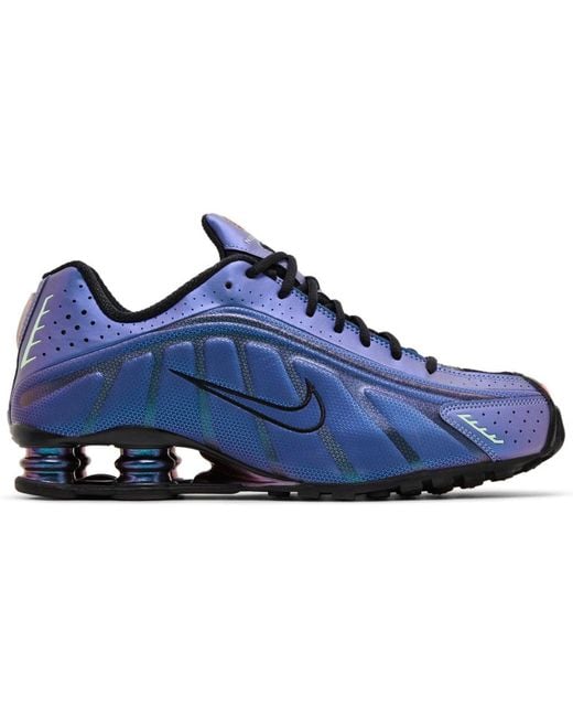 Nike Blue Shox R4 Iridescent for men