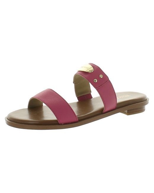 MICHAEL Michael Kors Pink Comfort Insole Manmade Flatform Sandals