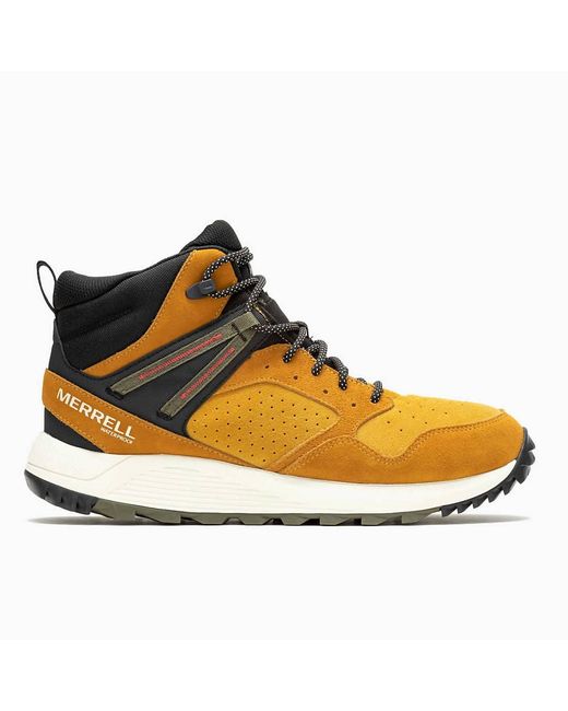 Merrell Orange Wildwood Sneaker Boot for men