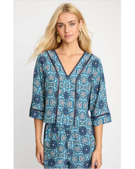 Caballero Blue Mandolin Top