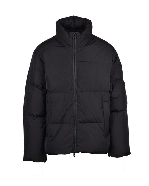 DIESEL Blue Nylon Down Jacket for men