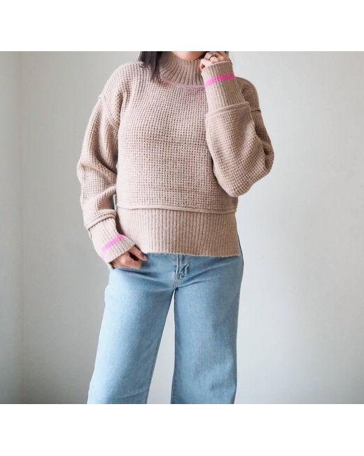 By Together Blue Dandy Delphine Pullover Sweater