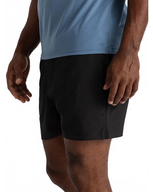 Free Fly Black Lined Active Breeze Short for men