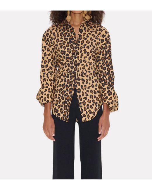 Simon Miller Black Loch Poplin Button Up