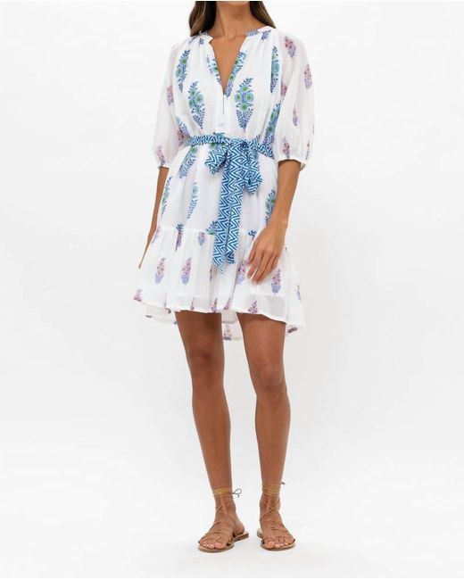 Oliphant White Belted Shirt Dress