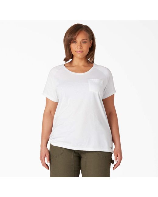 Dickies White Plus Cooling Short Sleeve T-shirt