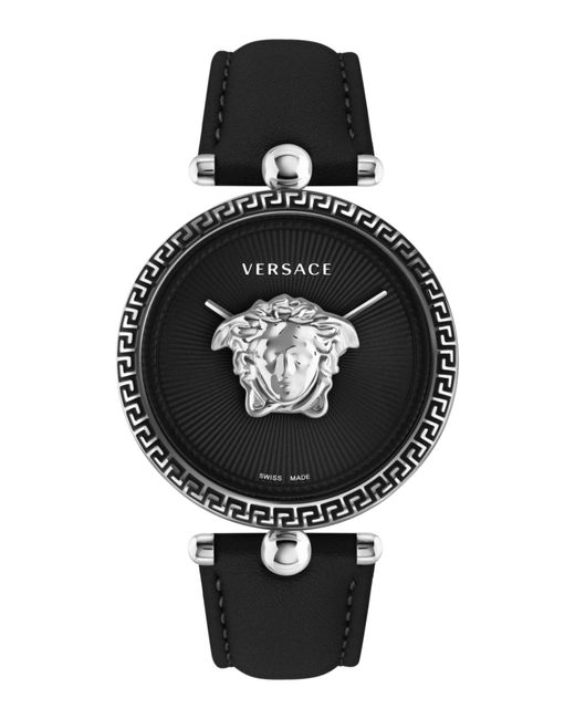 Versace Black Palazzo Empire Strap Watch