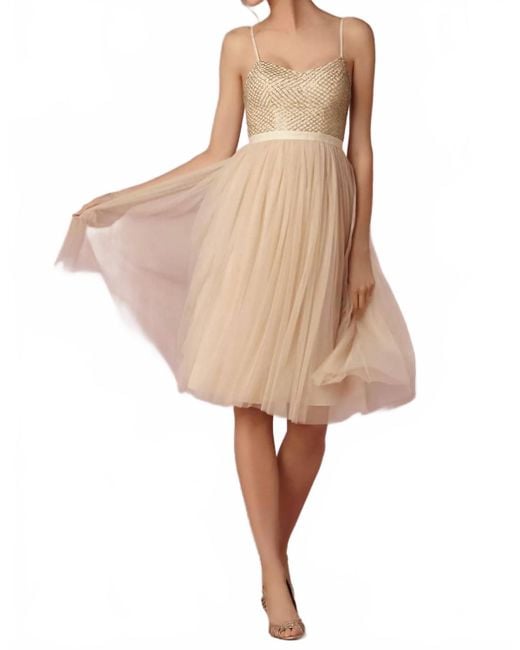 Needle & Thread Natural Coppelia Dress