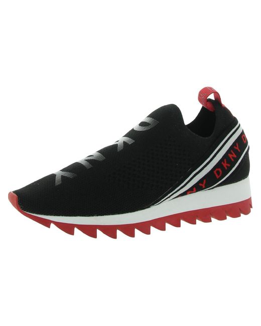 dkny red trainers