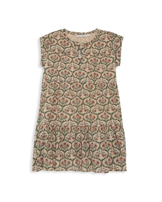Hampton Roller Rabbit Roberta Roller Rabbit Hampton Pami Dress Girls Floral Ruffle Hem ...