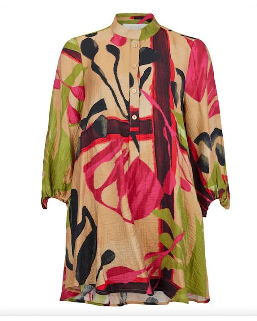 Noen Pink Cabo Tunic Top