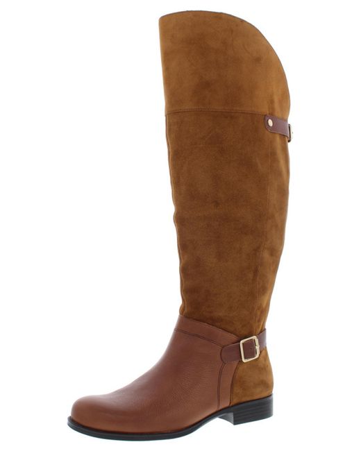 Naturalizer Brown January Wide Calf Over-the-knee Boots