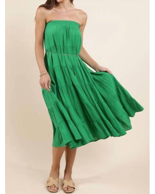 Sadie & Sage Green Socialize 2Ways Skirt