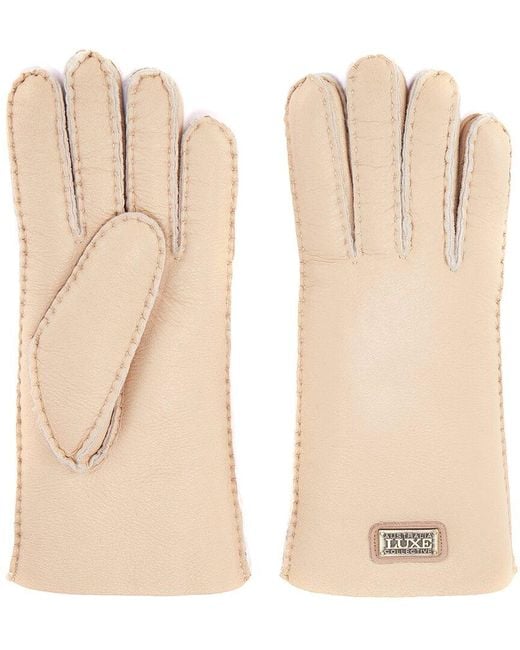 Australia Luxe Women's Natural Sheepskin Gloves