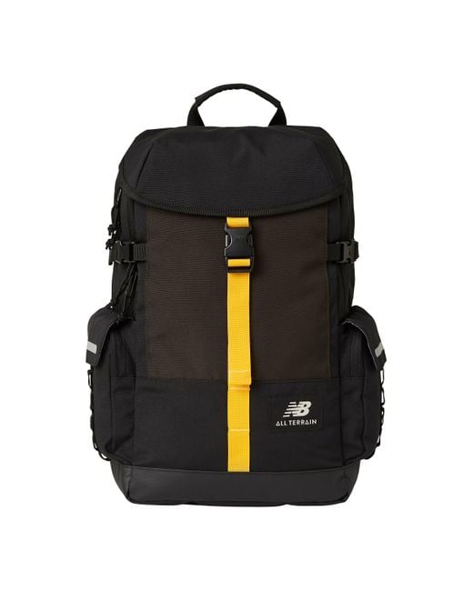 New Balance Terrian Flap Backpack in Black | Lyst