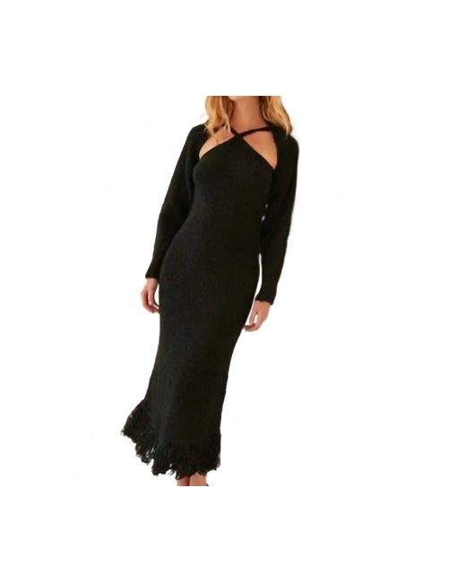 slim fit dress slacks Halter Shrug Dress in Purple Nightshade (In Stock) main image 1