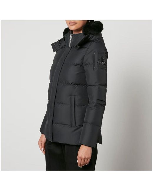 Moose Knuckles Black Polyester Jacket &Coat