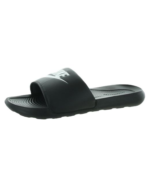 Nike Black Victori One Slide Slip On Comfort Insole Pool Slides for men