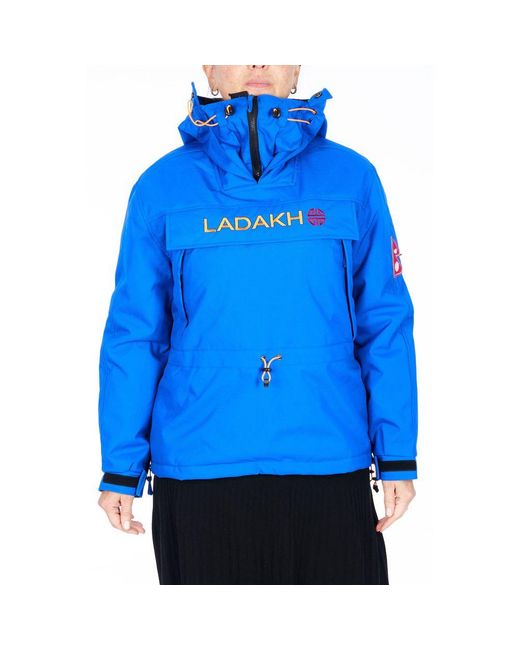 Ladakh Blue Polyester Jacket