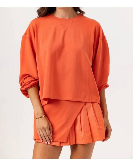 Sundays Orange Marris Pullover