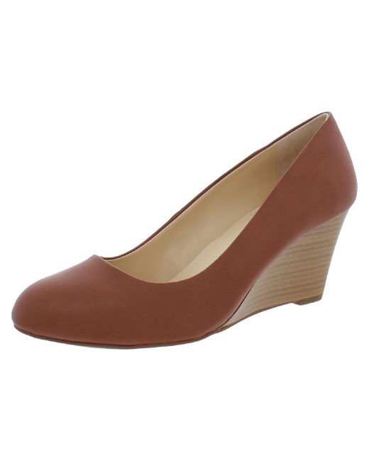 Jessica Simpson Sampson Solid Pumps Wedge Heels in Brown Lyst
