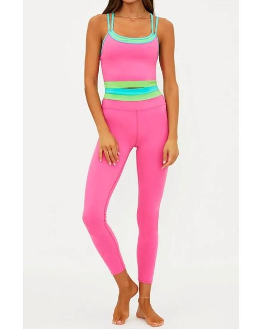 Beach Riot Pink Trinity Legging Pants