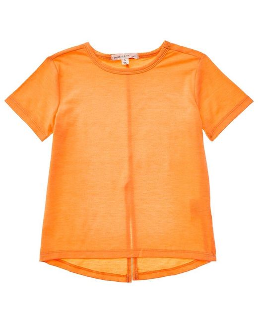 Threads For Thought Orange Kerry Split Back T-Shirt