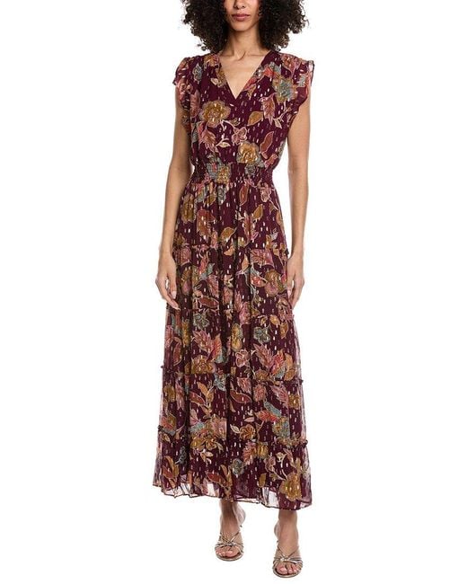 vince camuto brown dress Vince Camuto Bow-Neck Satin Shift Dress - Bronze