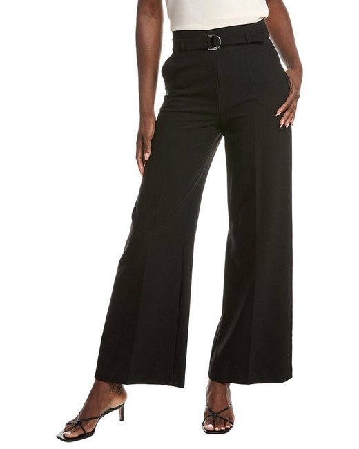 Maje Black Belted Pant