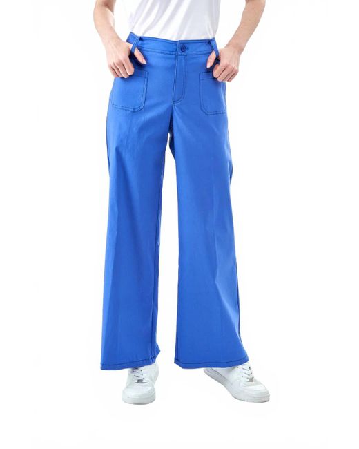 Insight Blue Wide Leg Pant