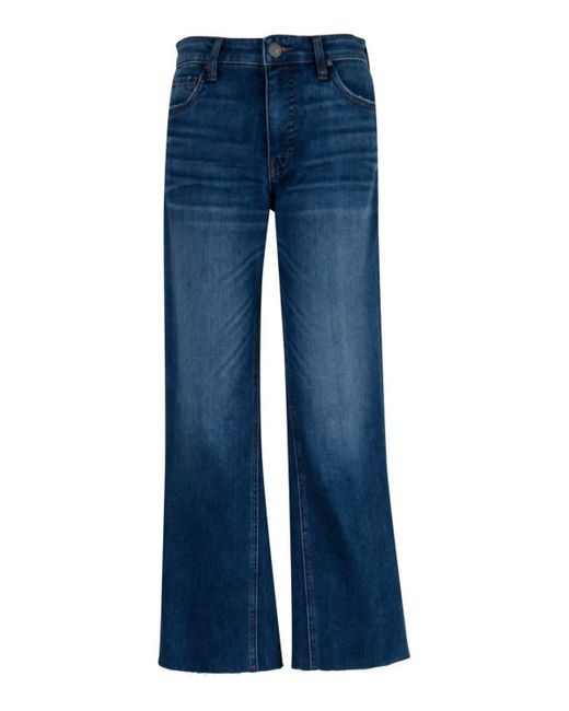 Kut From The Kloth Kelsey High Rise Ankle Flare Jeans in Blue | Lyst