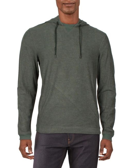 Kenneth Cole Gray Jersey Comfy Hoodie for men