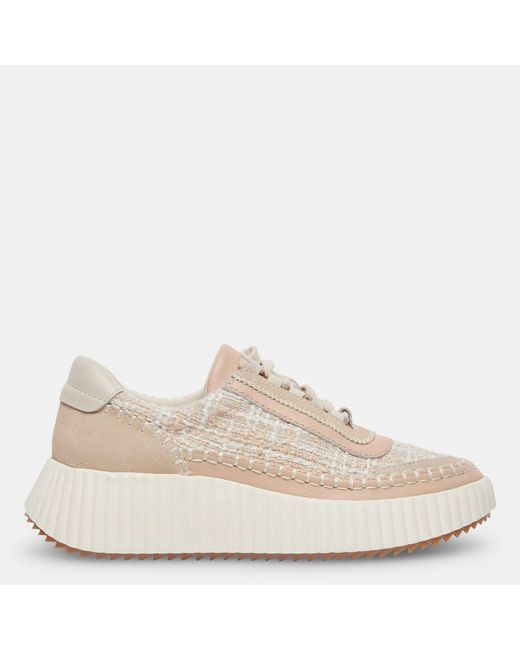 Dolce Vita Natural Dolen Sneakers Ivory Woven