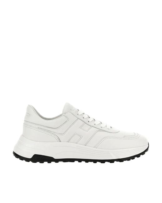 Hogan White Hyperlight Allacciato H Sneakers for men
