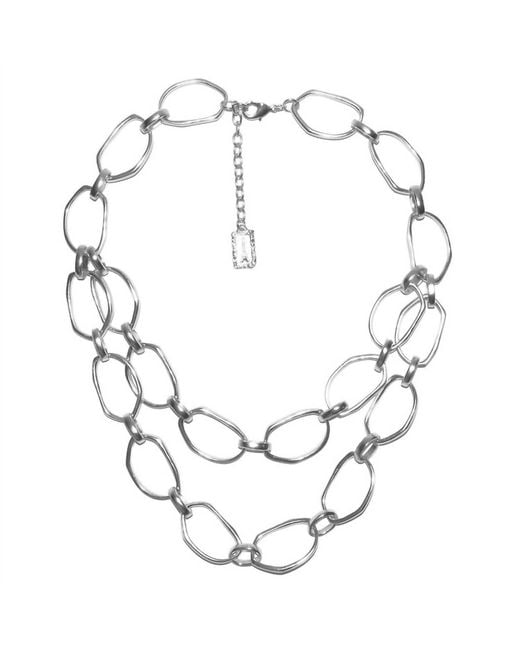 Avenue Chic Metallic Lea Necklace