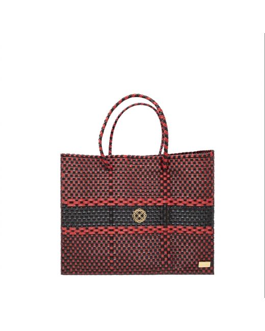 Lolas Bag Red Handmade Tote Bag