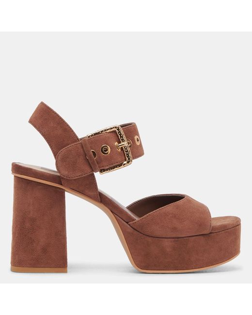 Dolce Vita Brown Bobby Heels Cocoa Suede