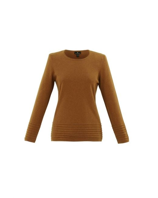 Marble Brown Crewneck Sweater