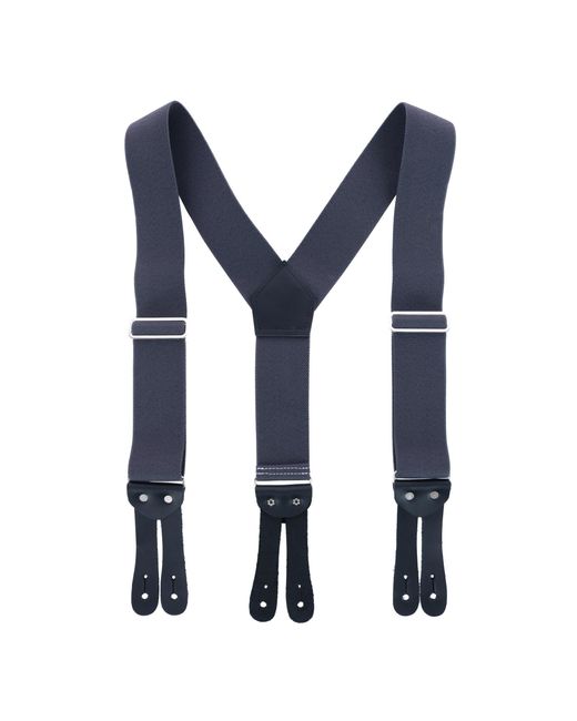 Welch Men's Elastic Y-Back Work Suspenders - 2 Inch Wide, Button-End, Adjustable 32-46", Tan