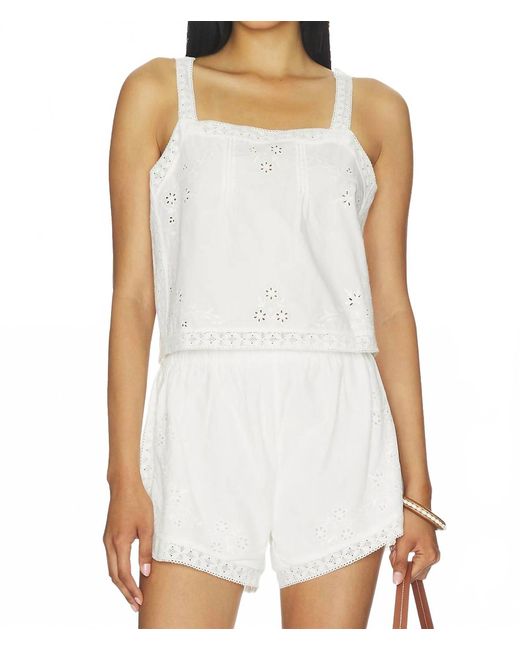 Cleobella White Amal Top