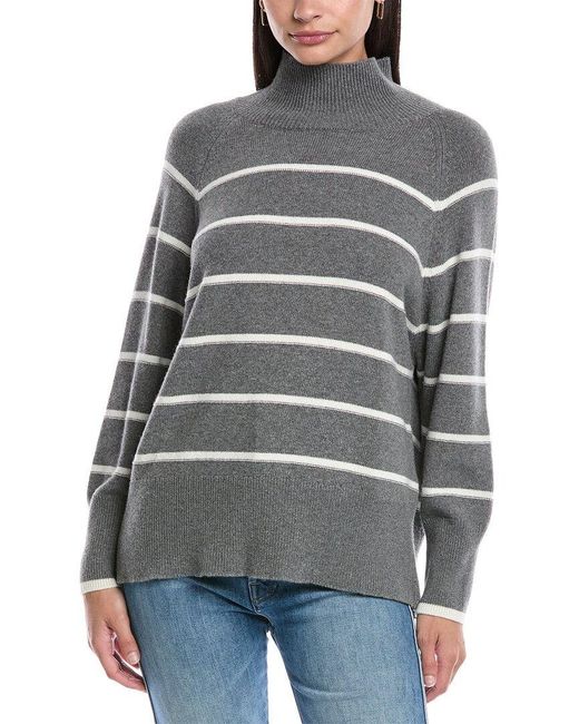 Marella Gray Falange Wool & Cashmere-Blend Sweater