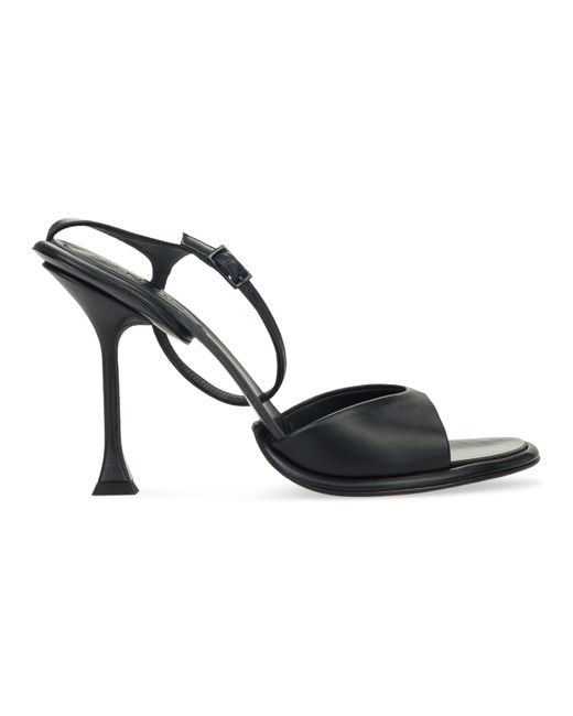 Lanvin Black Straplight Sandal À Talons 110Mm Heels