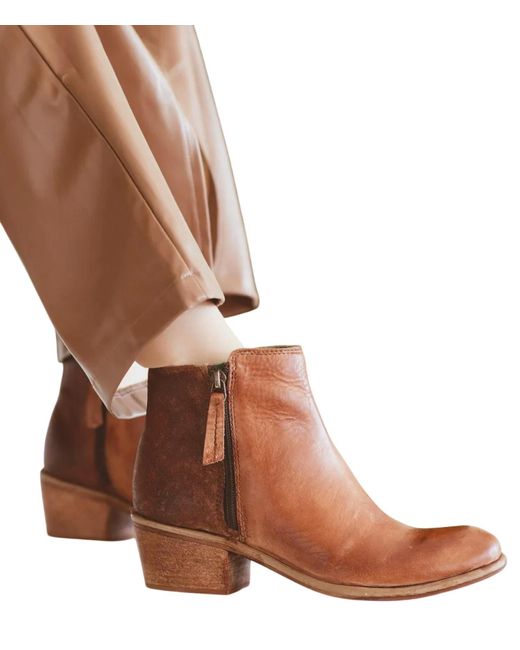 Bed Stu Brown Roan Liz Bootie