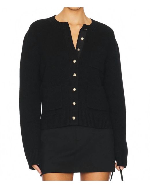 Anine Bing Black Jameson Cardigan