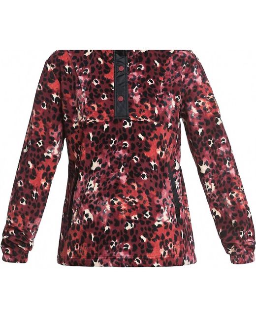 Roxy Red Alabama Fleece Jacket