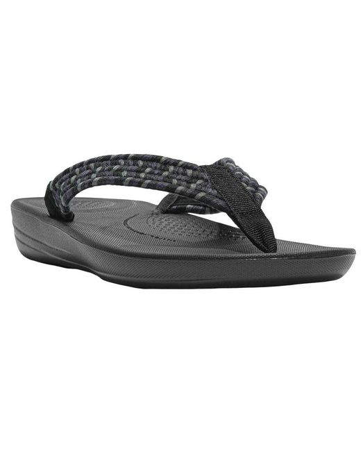 Fitflop Black Iqushion Sandal