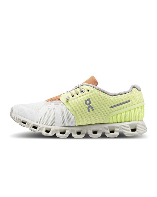 On Shoes White Running Cloud 5 59.98362 Hay Ice Low Top Comfort Shoes Nr5359