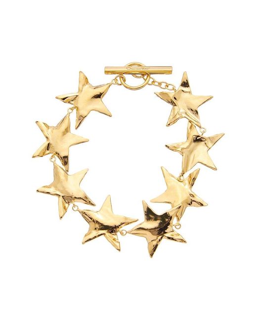 Oscar de la Renta Metallic Fall 2023 14k Nico Star Bracelet
