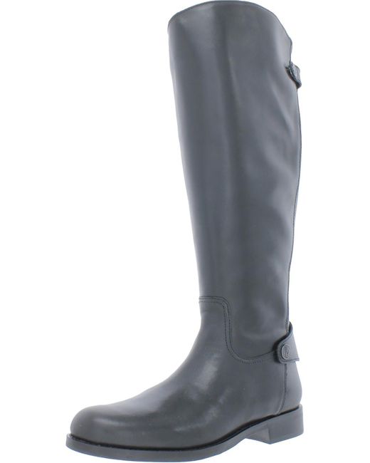 Sam Edelman Gray Mikala 2 Leather Wide Calf Knee-high Boots